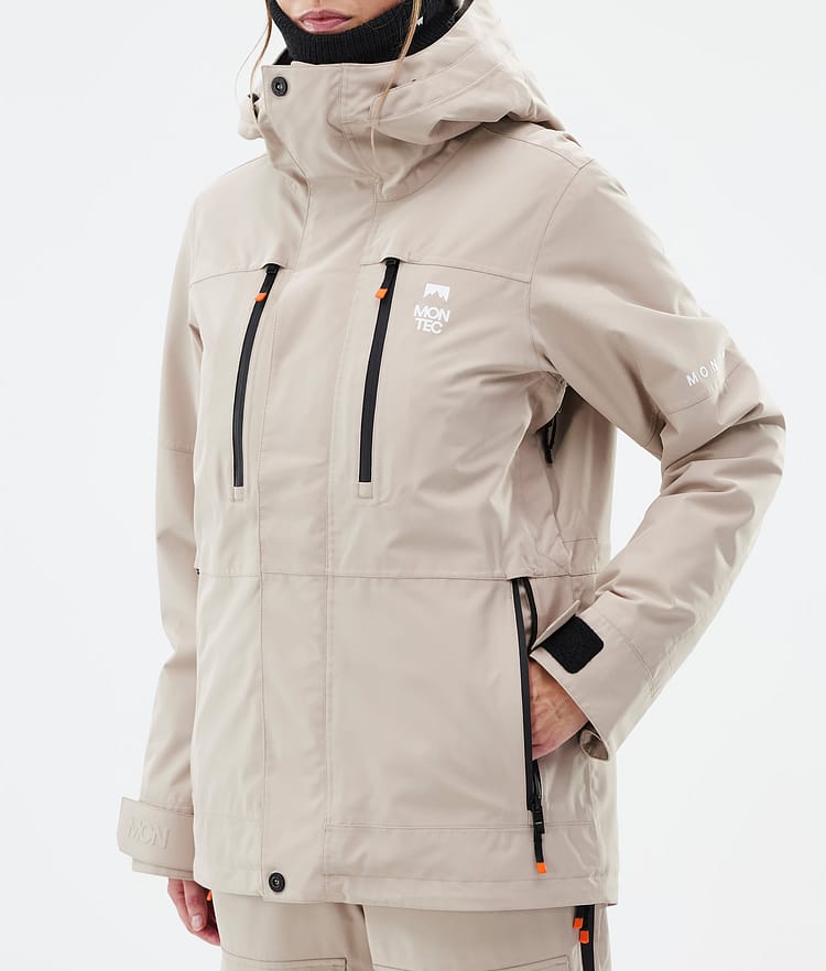 Fawk W Ski Jacket Women Sand, Image 8 of 10