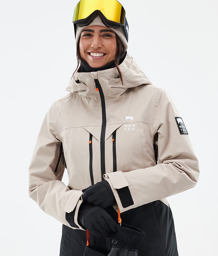 Moss W Veste Snowboard Femme Sand/Black Renewed, Image 2 sur 10