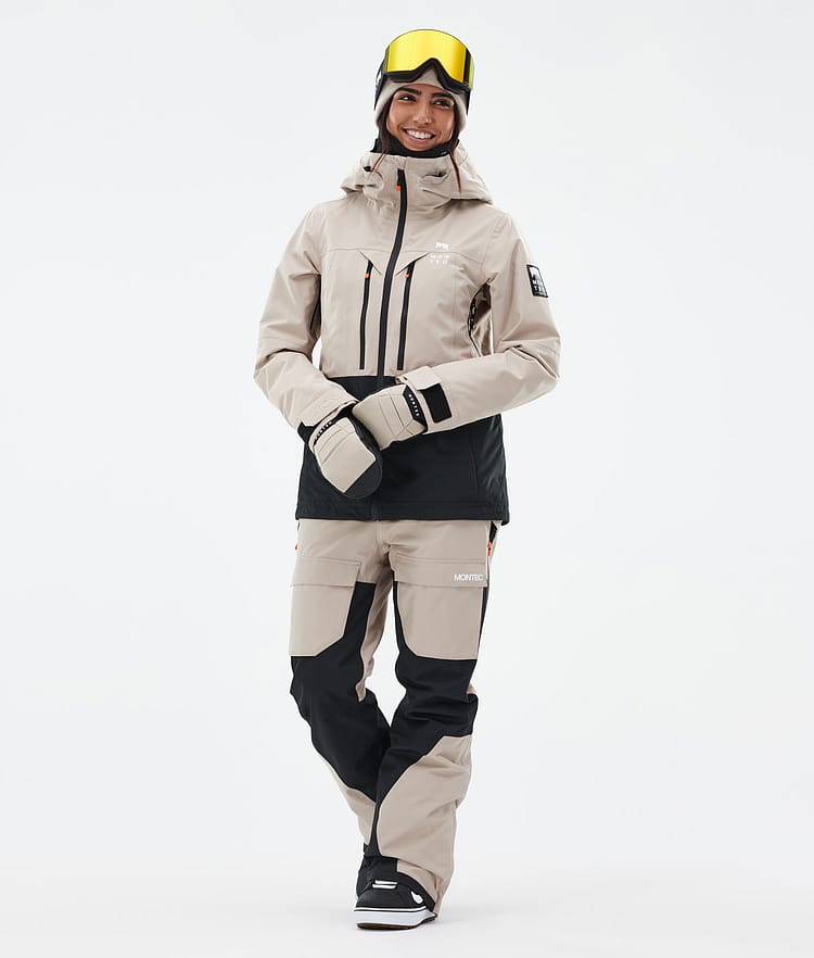 Moss W Kurtka Snowboardowa Kobiety Sand/Black Renewed, Zdjęcie 3 z 10