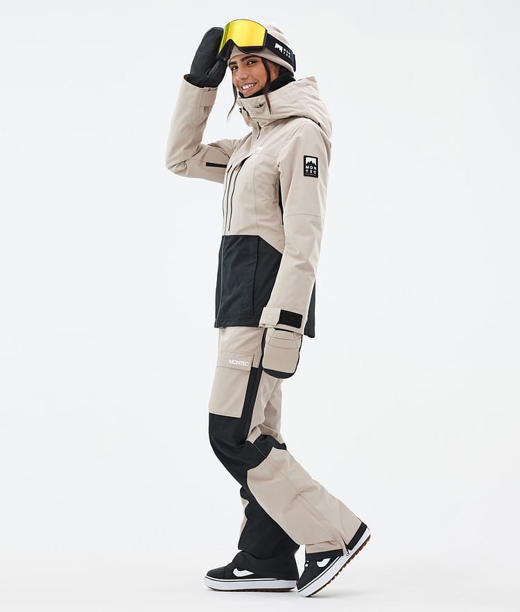 Moss W Veste Snowboard Femme Sand/Black, Image 3 sur 9