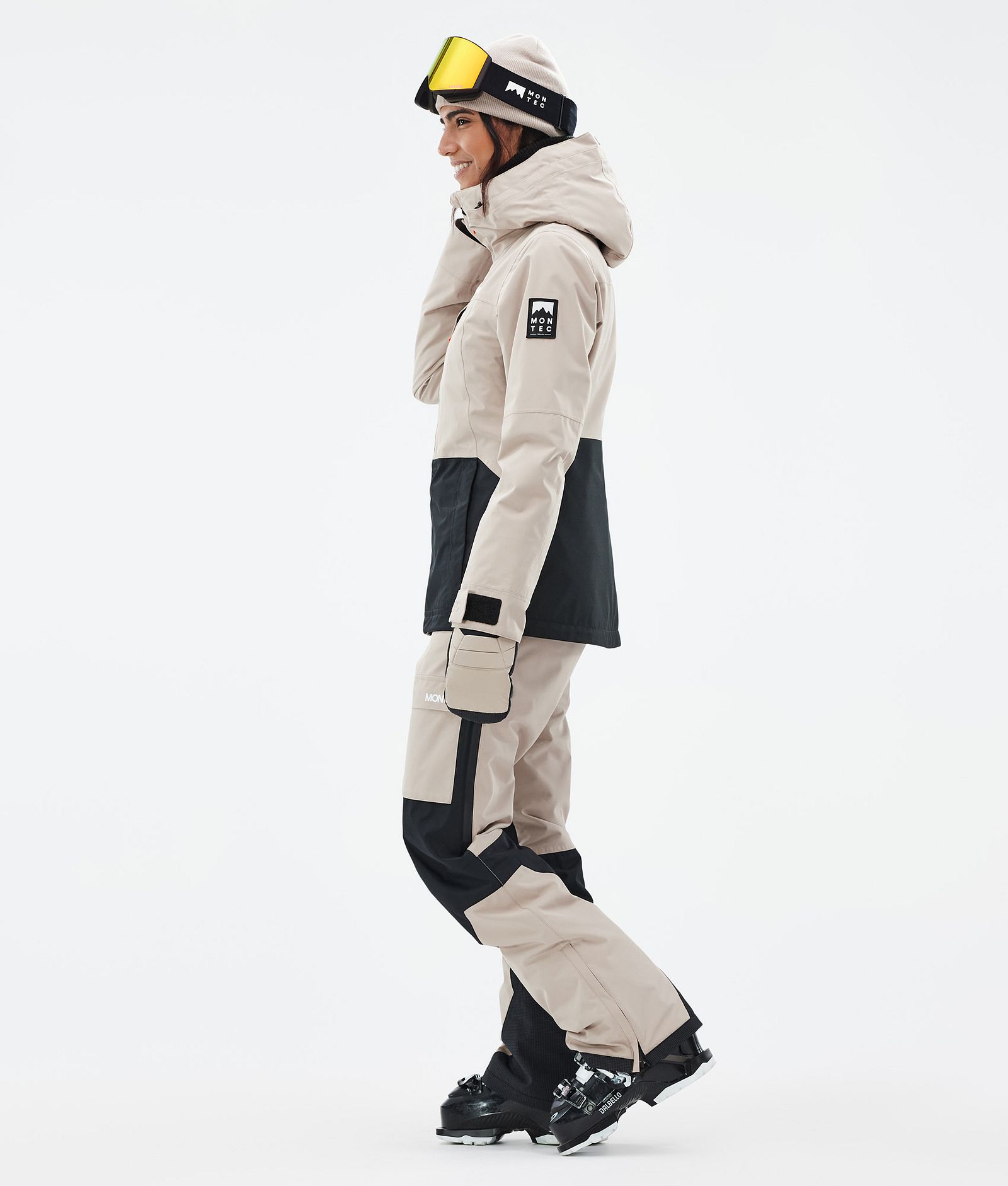 Moss W Veste de Ski Femme Sand/Black, Image 3 sur 9