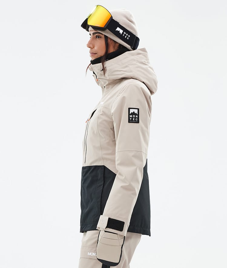 Moss W Snowboardjakke Dame Sand/Black Renewed, Bilde 6 av 10