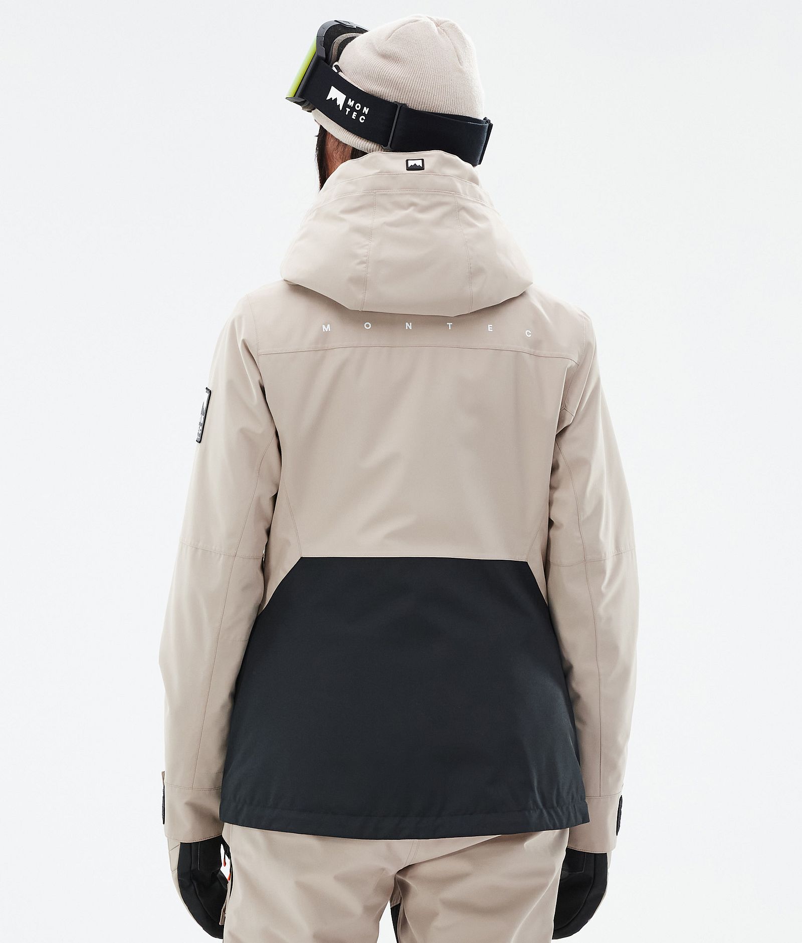 Moss W Snowboardjakke Dame Sand/Black Renewed, Bilde 7 av 10