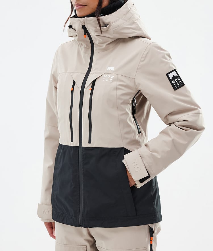 Moss W Snowboardjacke Damen Sand/Black, Bild 8 von 10