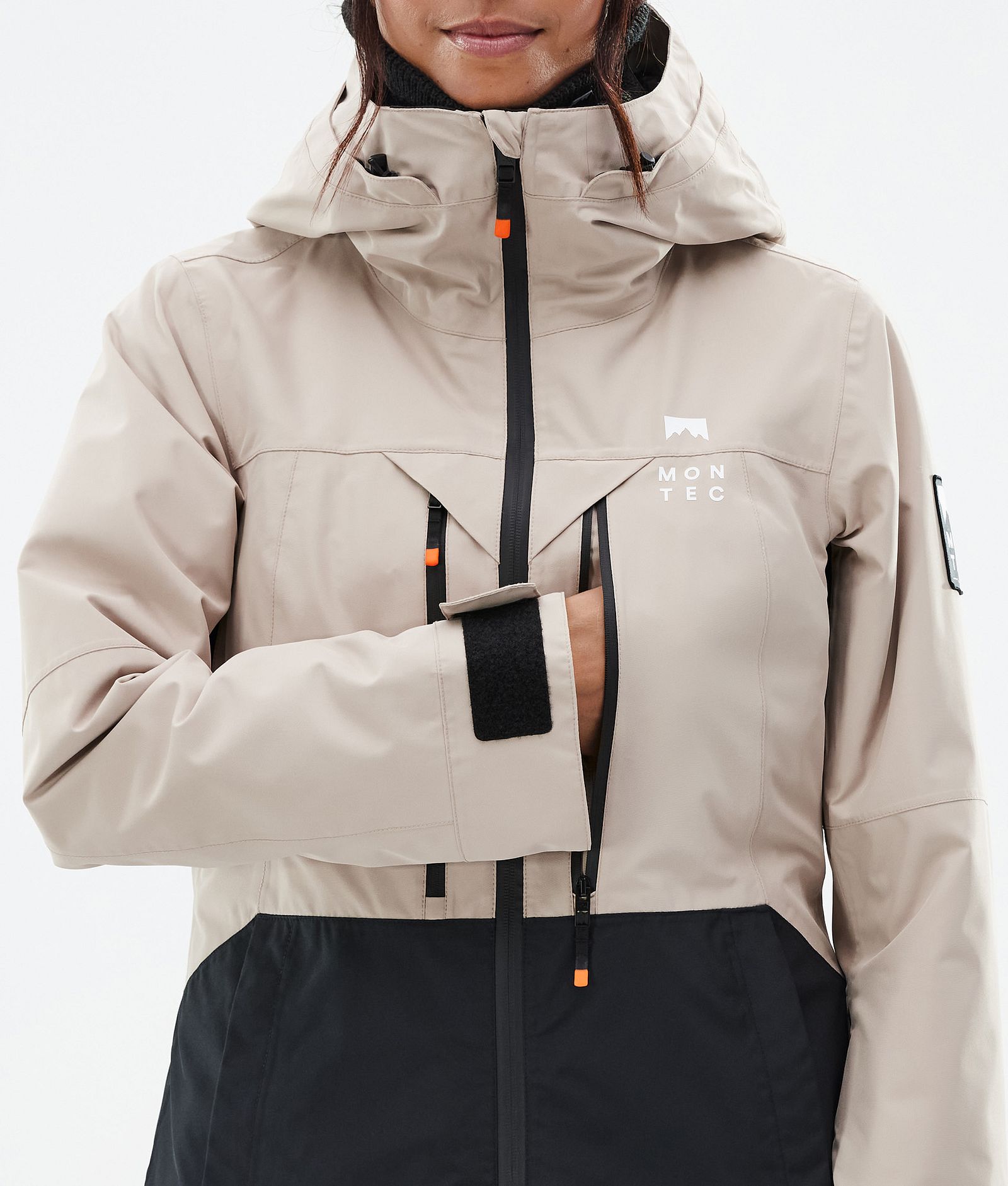 Moss W Veste de Ski Femme Sand/Black, Image 8 sur 9