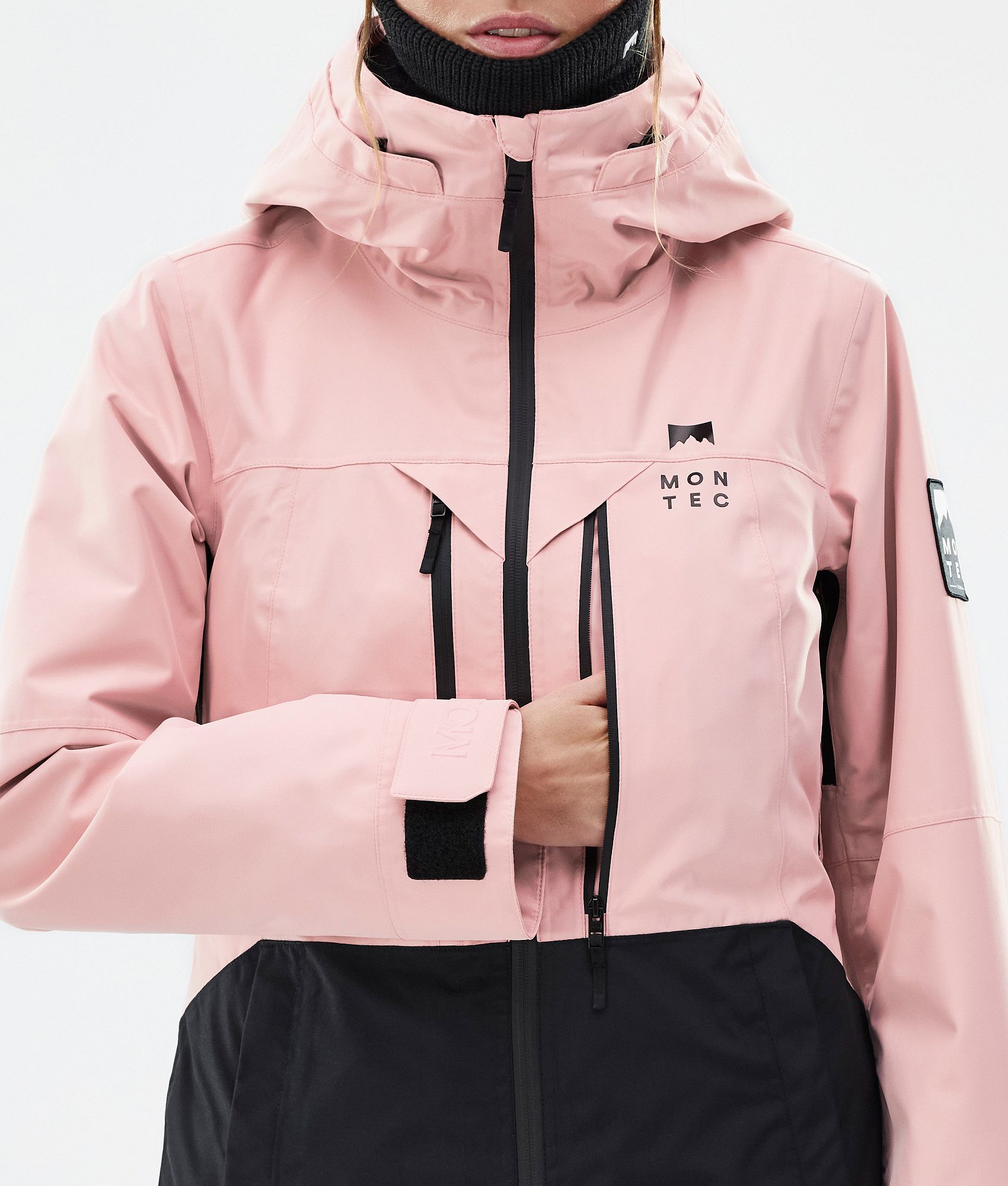 Montec Moss W Ski Jacket Women Soft Pink Black Montecwear