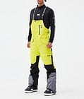 Fawk Snowboard Pants Men Bright Yellow/Black/Light Pearl, Image 1 of 7