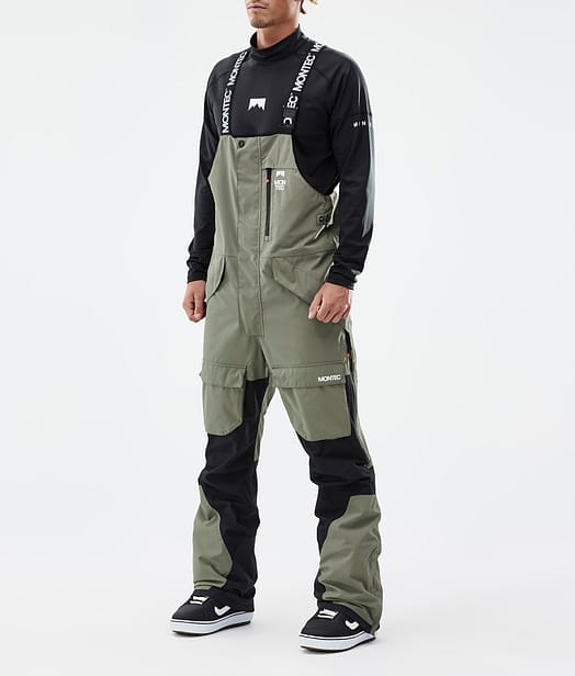 Fawk Snowboard Broek Heren Greenish/Black