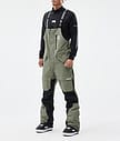 Fawk Pantaloni Snowboard Uomo Greenish/Black