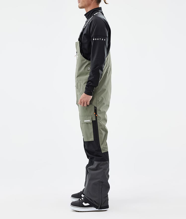 Fawk Pantalon de Snowboard Homme Greenish/Black/Phantom Renewed, Image 3 sur 7