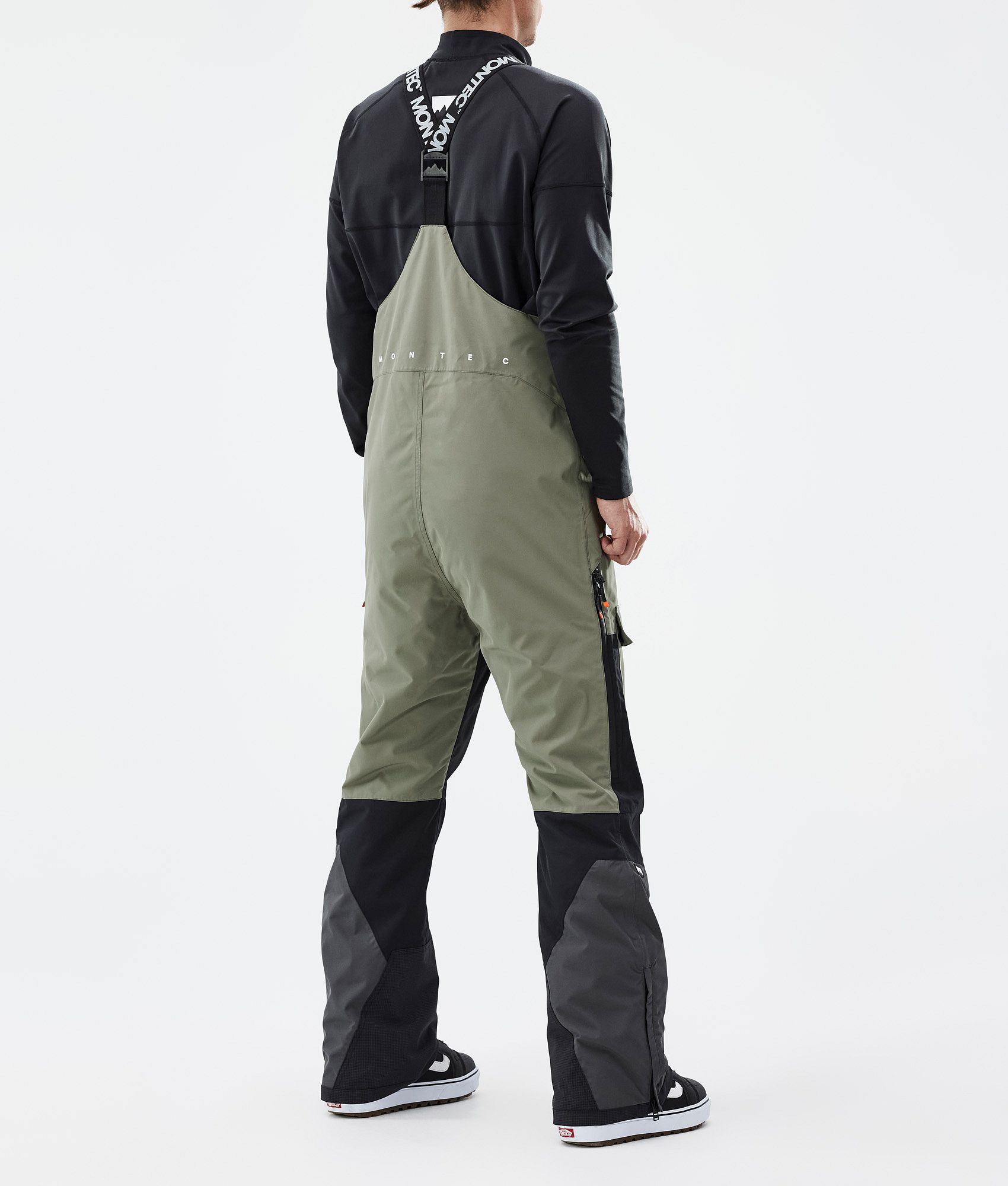 Montec Fawk Snowboard Pants Men Greenish Black Phantom Montecwear UK