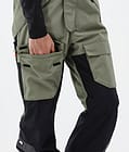 Fawk Pantalon de Snowboard Homme Greenish/Black/Phantom, Image 7 sur 7