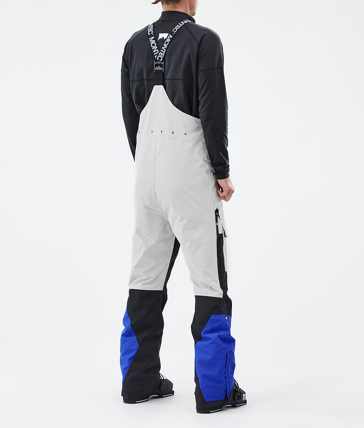 Fawk Ski Pants Men Light Grey/Black/Cobalt Blue, Image 4 of 7