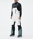 Fawk Snowboard Pants Men Old White/Black/Atlantic