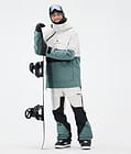 Fawk Spodnie Snowboardowe Mężczyźni Old White/Black/Atlantic, Zdjęcie 2 z 7