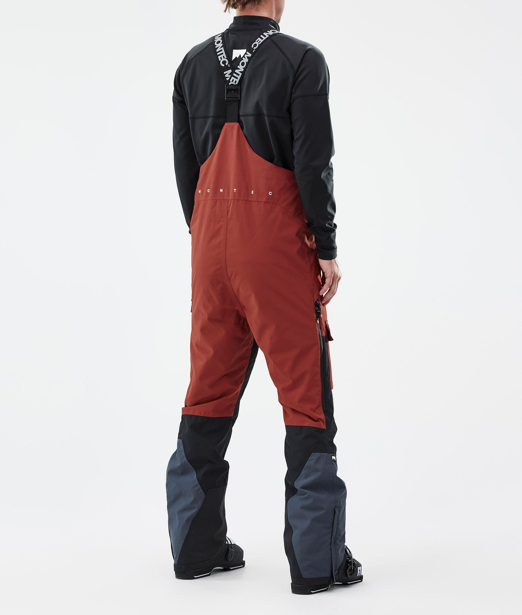 Montec Fawk Ski Pants Men Rust/Black/Metal Blue | Montecwear UK