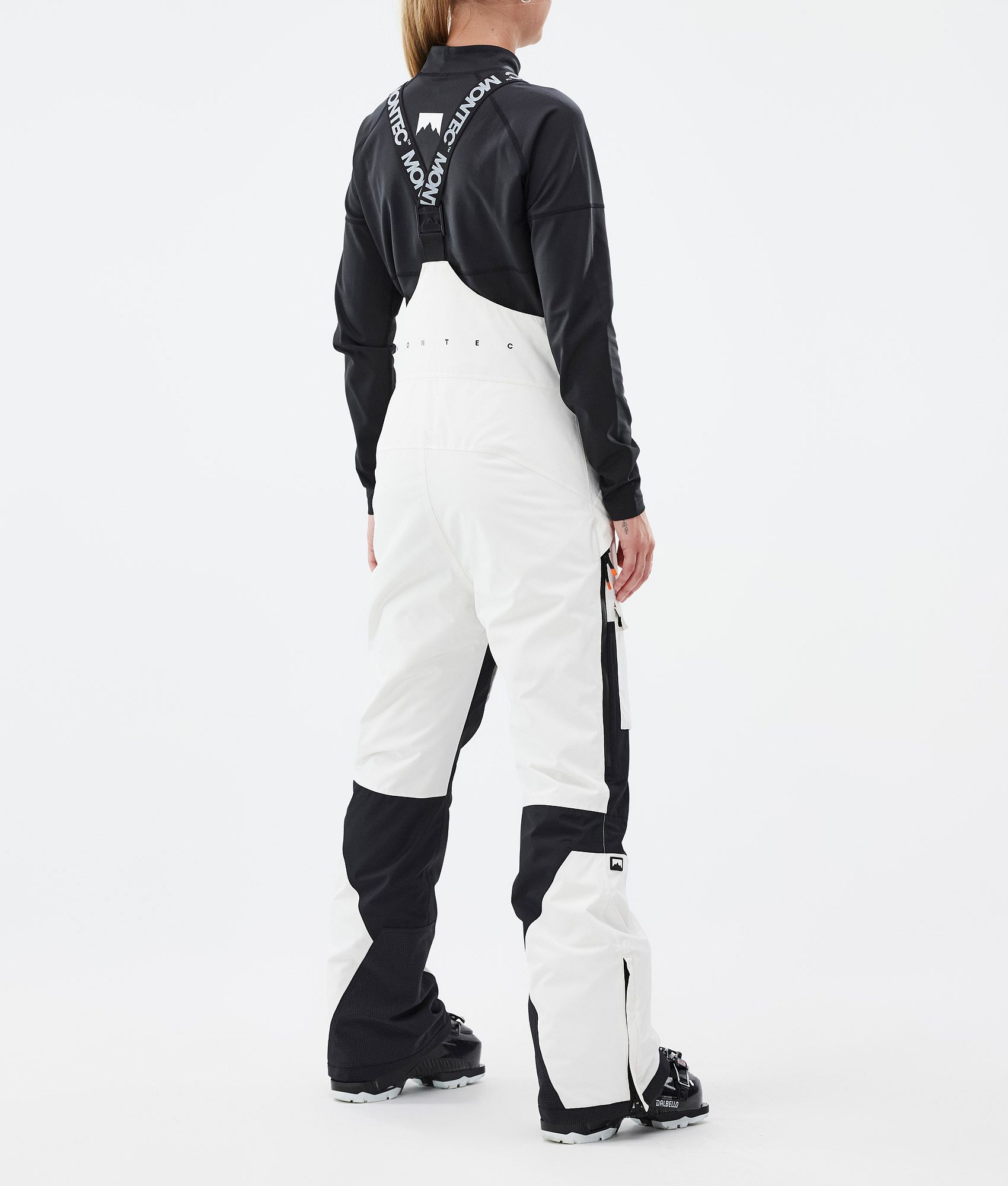 Black and best sale white ski pants