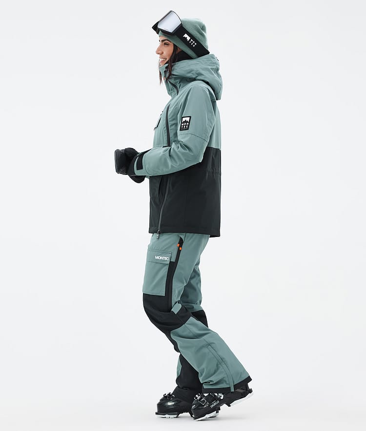 Doom W Manteau Ski Femme Atlantic/Black, Image 4 sur 11