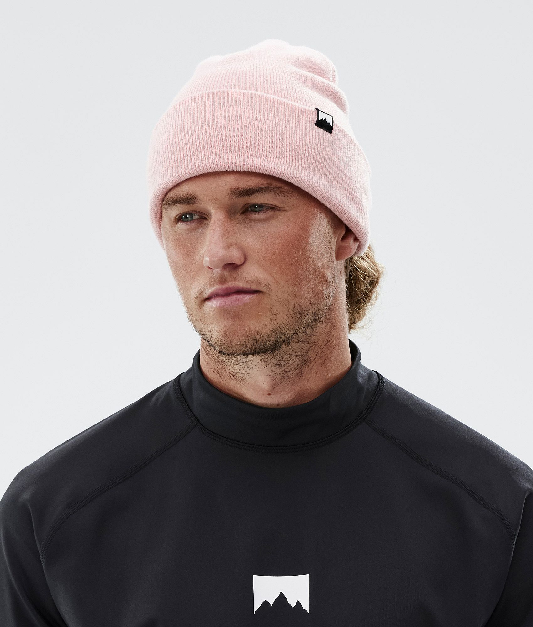 Pink north face on sale beanie