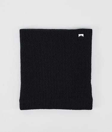 Classic Knitted Facemask Black