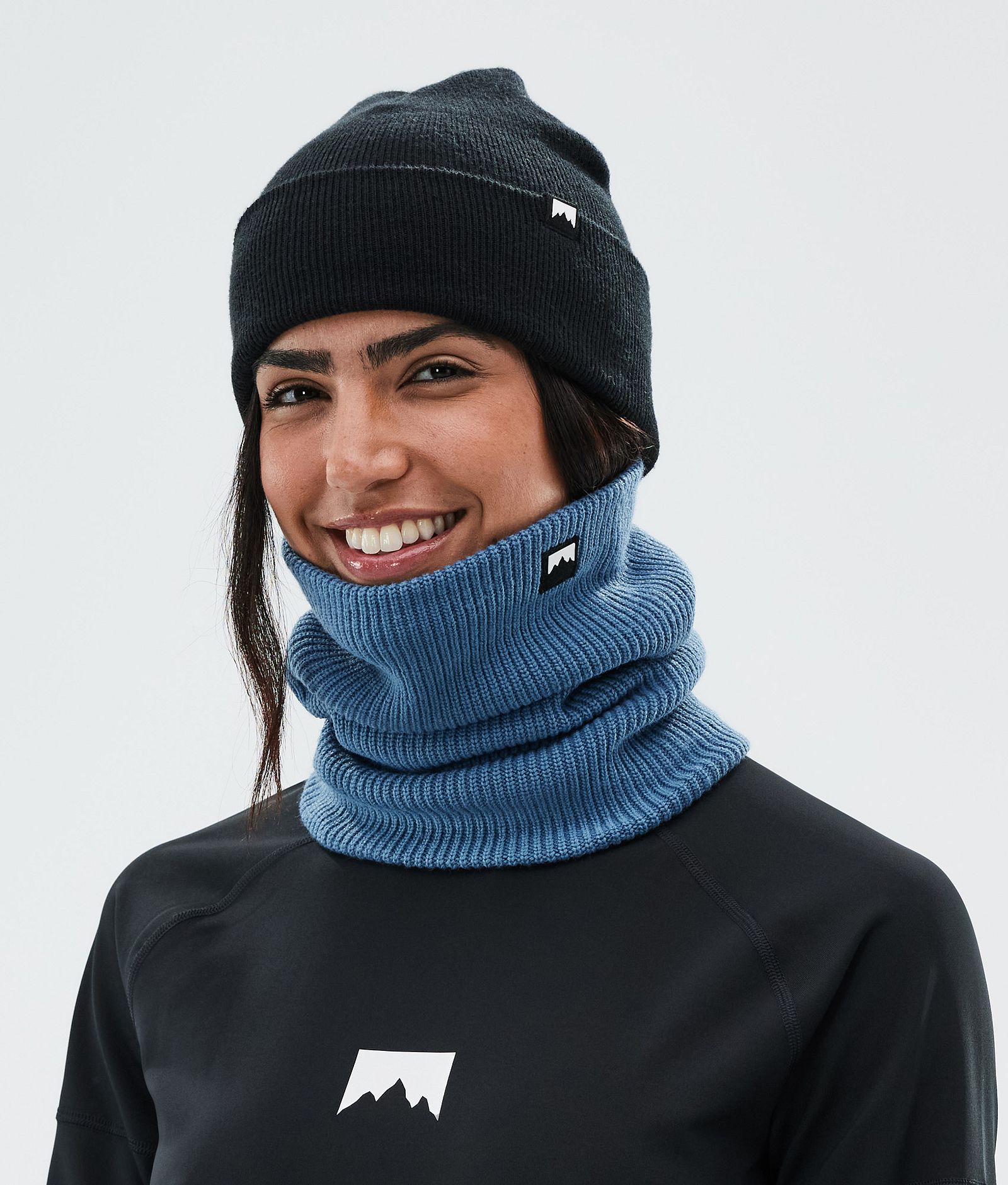 Classic Knitted Skimasker Blue Steel, Afbeelding 3 van 3