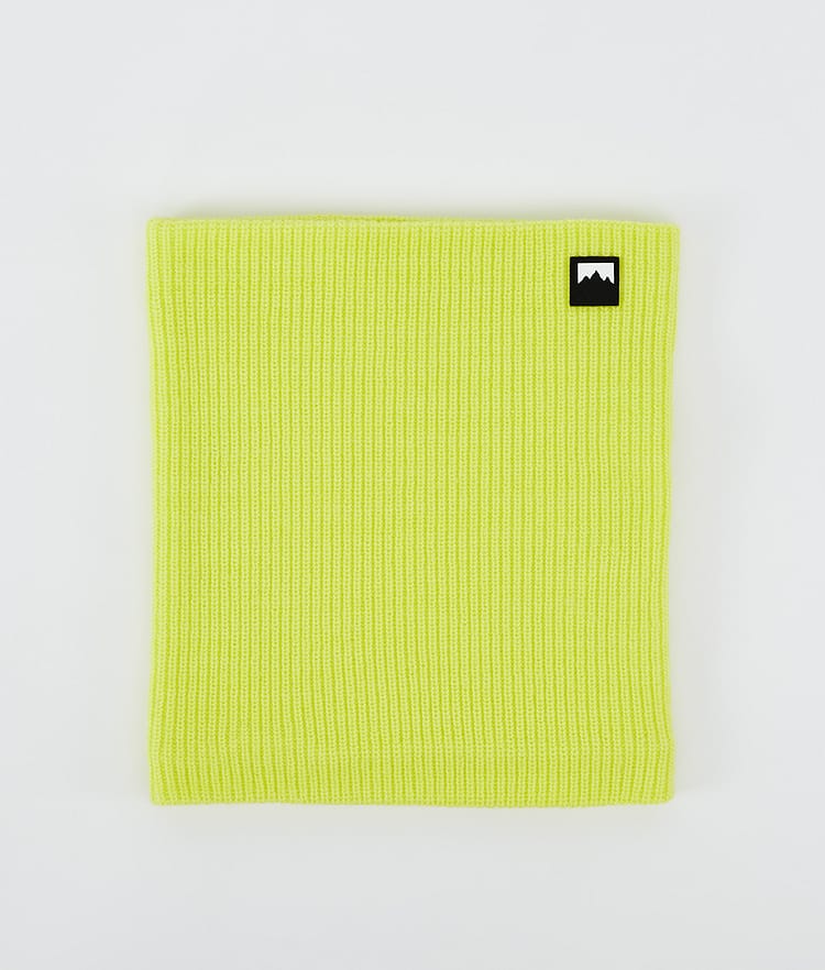 Classic Knitted Facemask Bright Yellow, Image 1 of 3