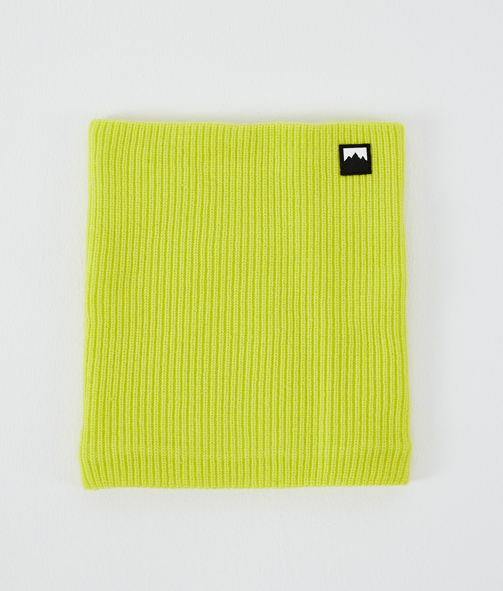 Classic Knitted Facemask Bright Yellow, Image 1 of 3