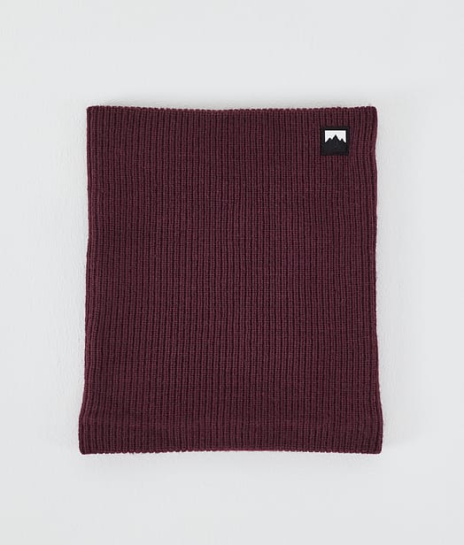 Classic Knitted Tour de cou Burgundy