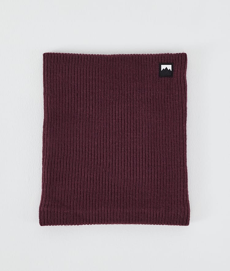 Classic Knitted Facemask Burgundy, Image 1 of 3