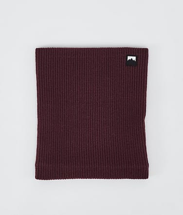 Classic Knitted Facemask Burgundy