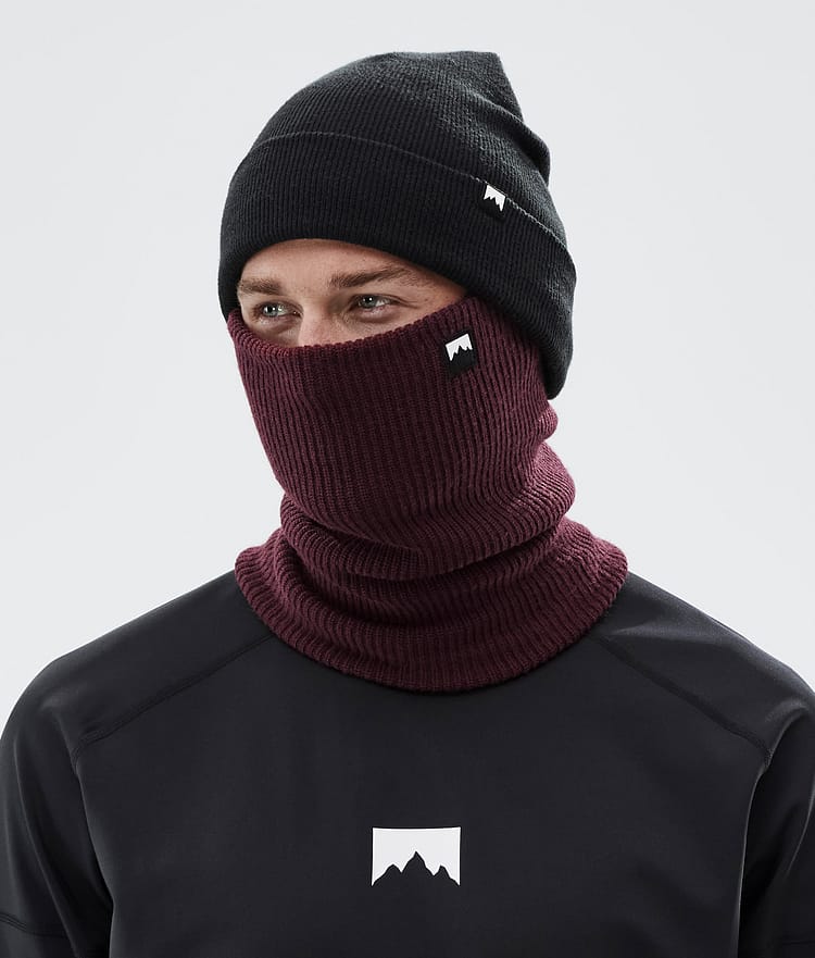 Classic Knitted Skimasker Burgundy, Afbeelding 2 van 3