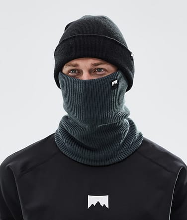 Classic Knitted Skimasker Metal Blue