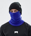 Classic Knitted Facemask Cobalt Blue, Image 2 of 3