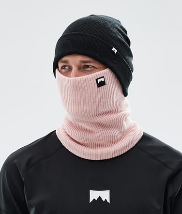 Classic Knitted Facemask Soft Pink