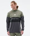 Alpha Base Layer Top Men Greenish/Black/Phantom