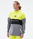 Alpha Base Layer Top Men Bright Yellow/Black/Light Pearl