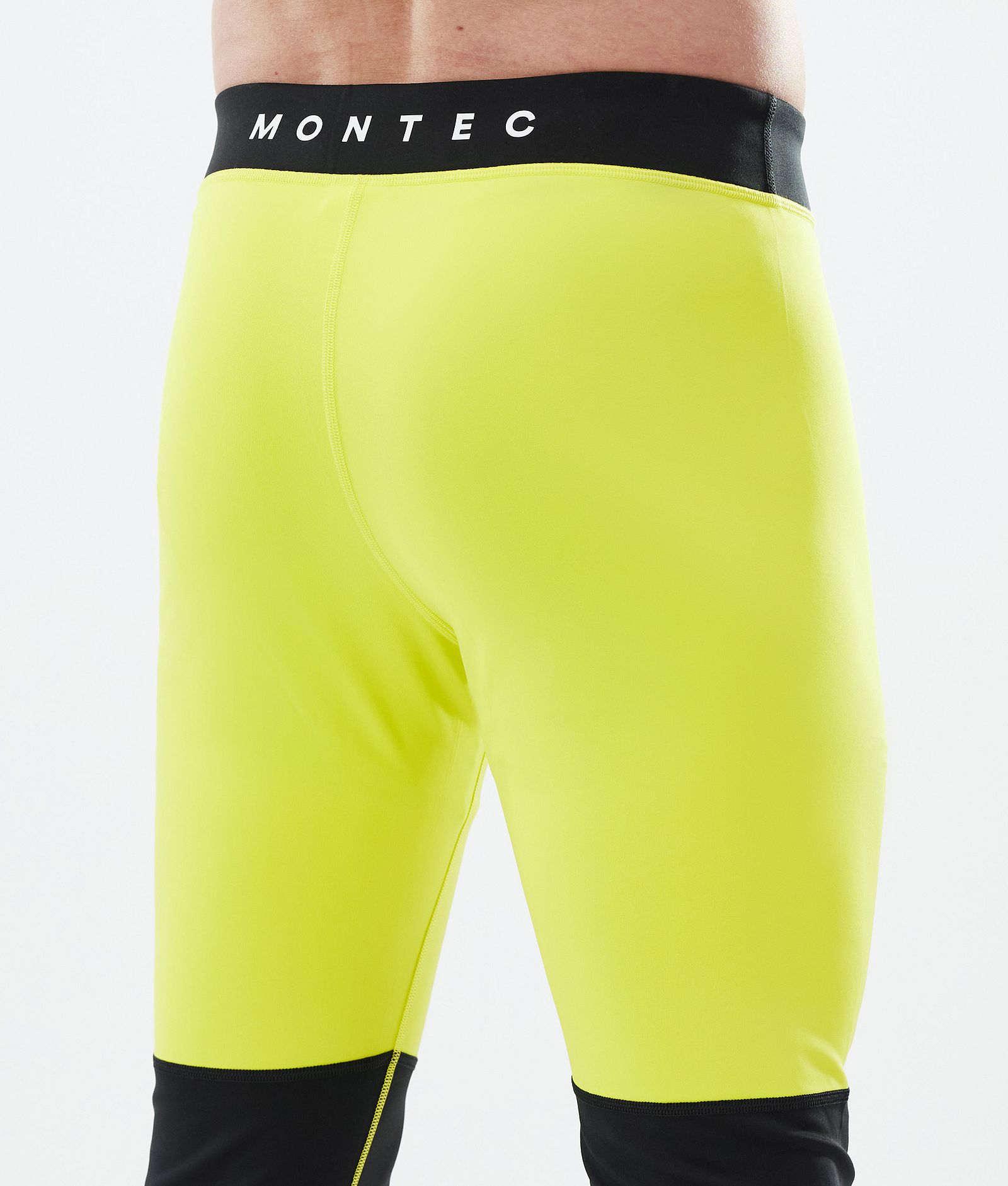 Alpha Pantalon thermique Homme Bright Yellow/Black/Light Pearl, Image 6 sur 7