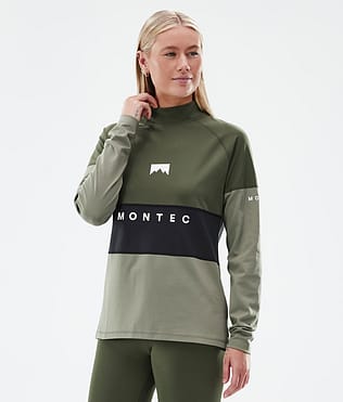 Montec Alpha Tee-shirt thermique Homme Atlantic/Black