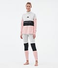 Alpha W Tee-shirt thermique Femme Light Grey/Black/Soft Pink, Image 3 sur 5