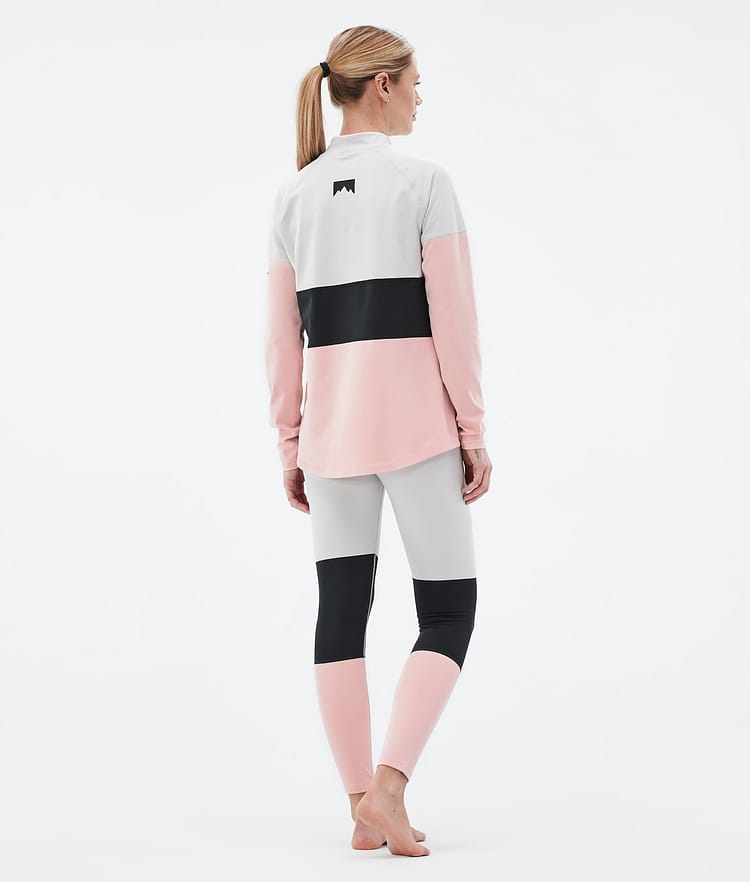 Alpha W Base Layer Top Women Light Grey/Black/Soft Pink, Image 4 of 5