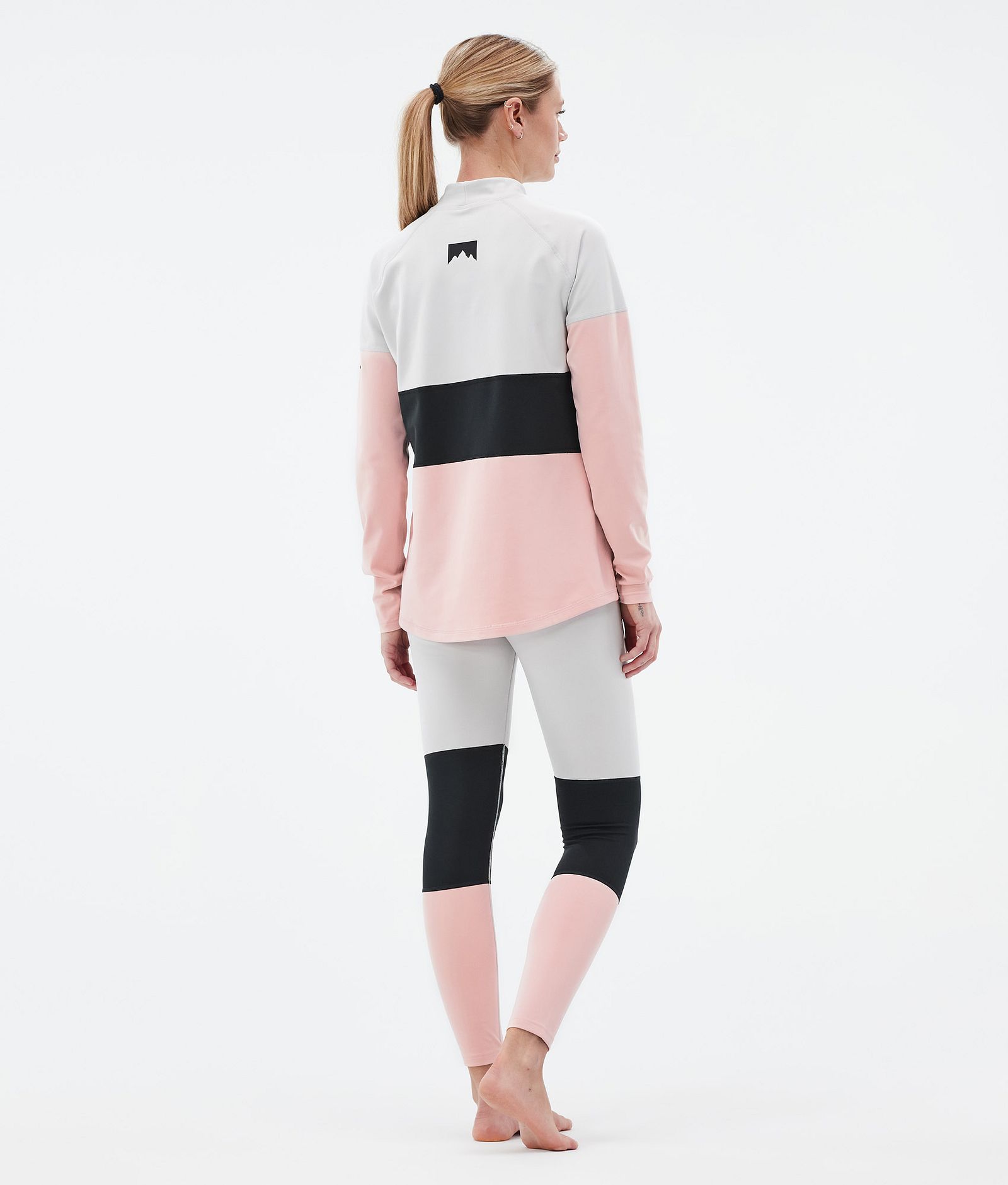 Alpha W Base Layer Top Women Light Grey/Black/Soft Pink, Image 4 of 5