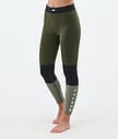 Alpha W Base Layer Pant Women Olive Green/Black/Greenish