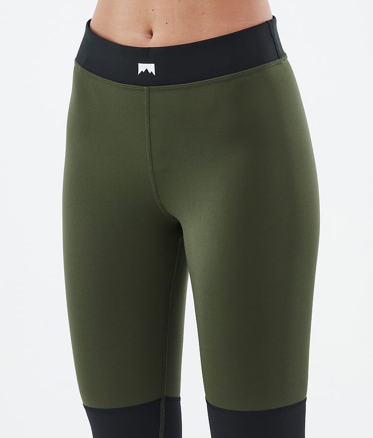 Alpha W Pantalon thermique Femme Olive Green/Black/Greenish, Image 5 sur 7