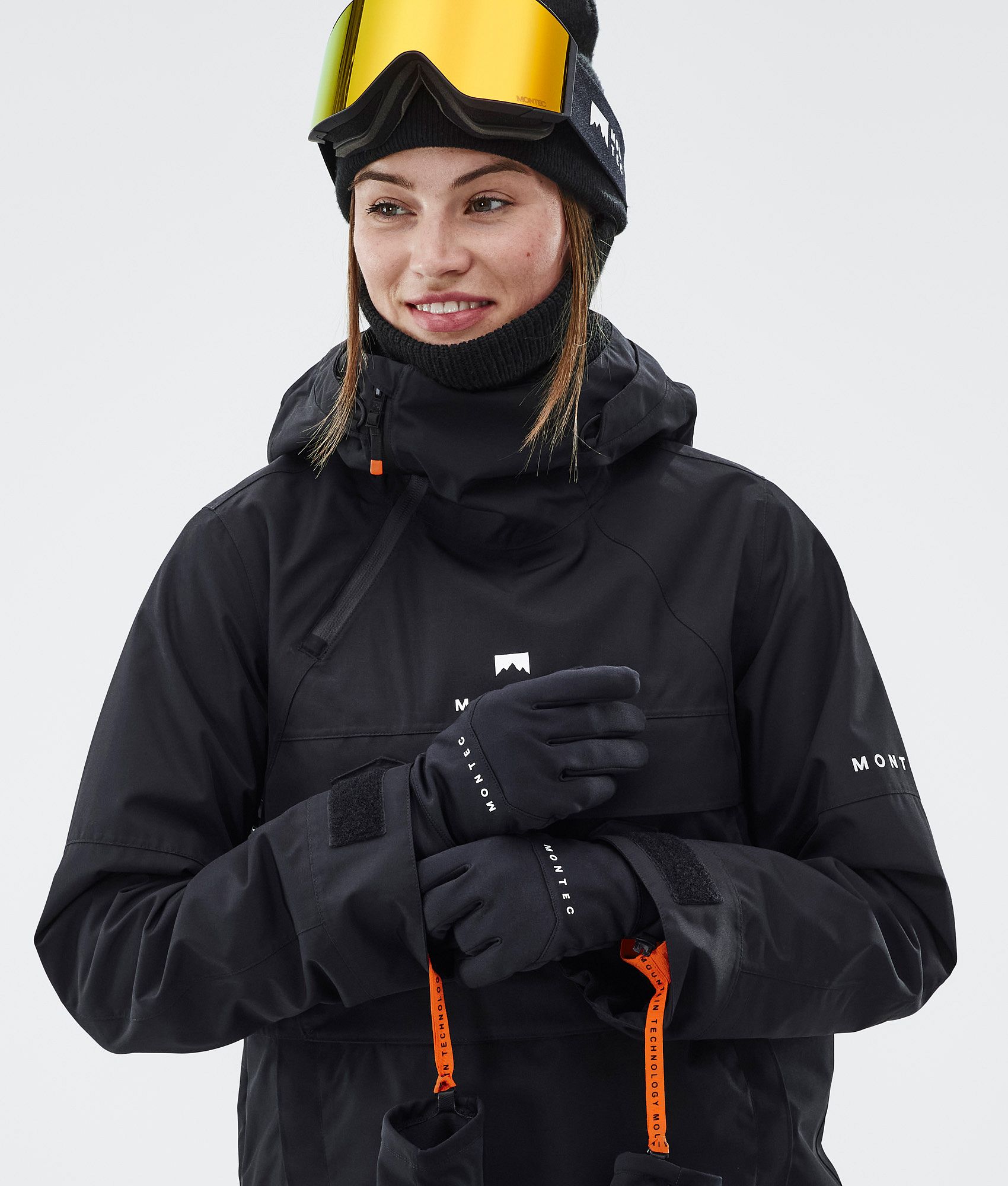 Montec Utility Men's Ski Gloves Black/White