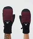 Kilo Snow Mittens Men Burgundy