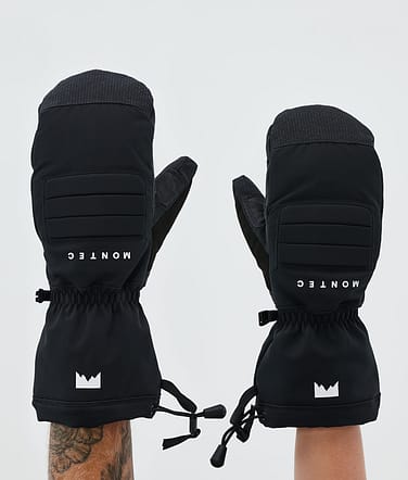 Roast Snow Mittens Black