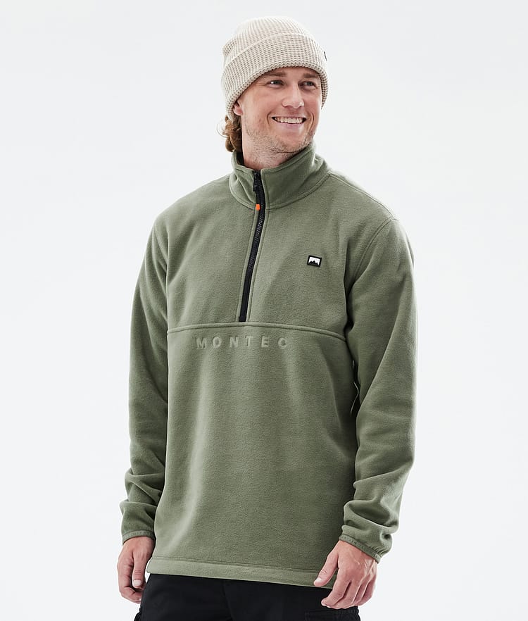 Echo Fleece Sweater Men Greenish, Image 1 of 5