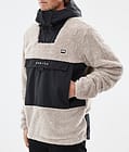 Lima Fleece-hoodie Herre Sand/Black, Billede 7 af 8