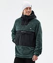 Lima Fleece-hoodie Herre Dark Atlantic/Black