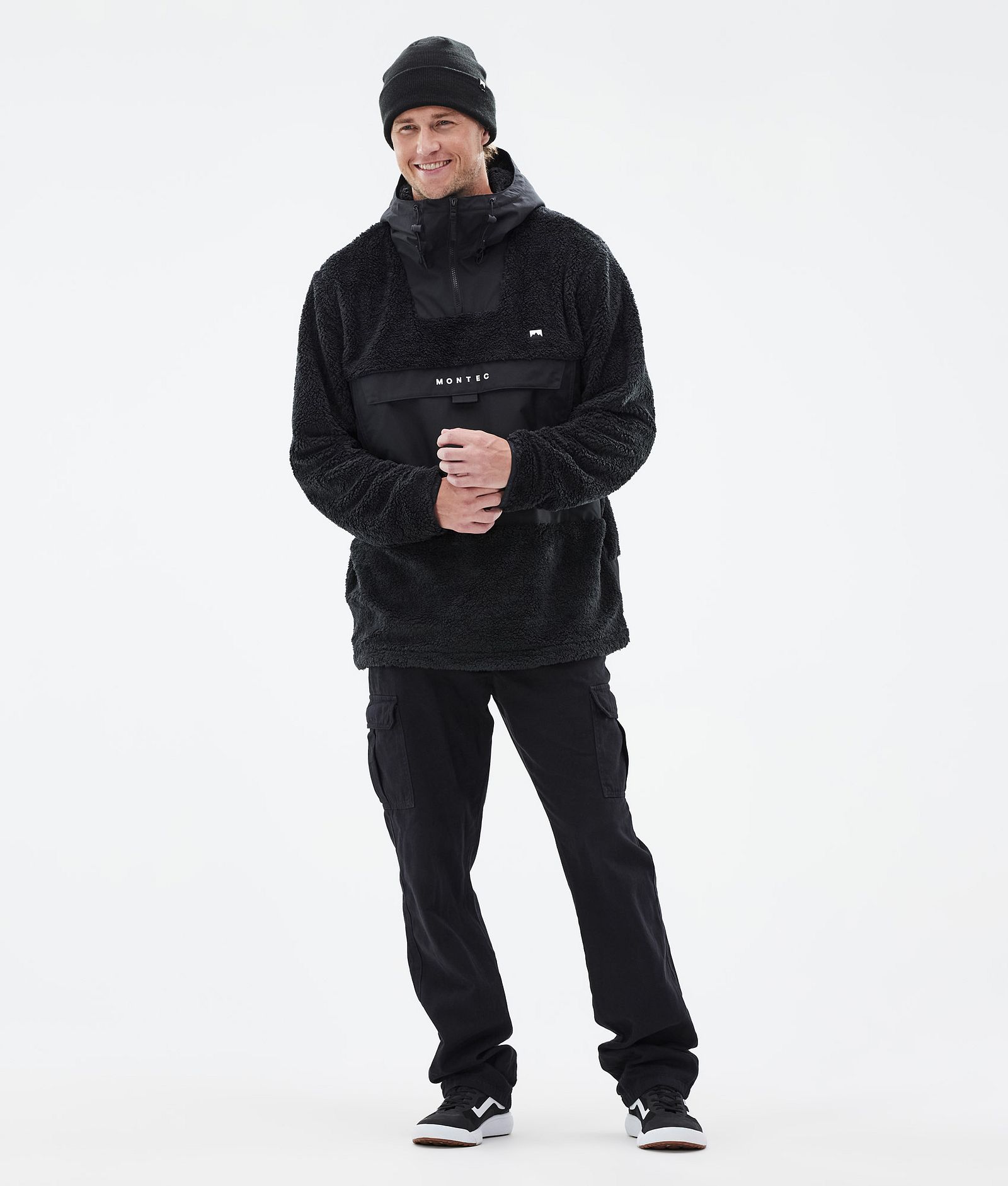 Lima Fleece Hoodie Men Black/Black, Image 3 of 8